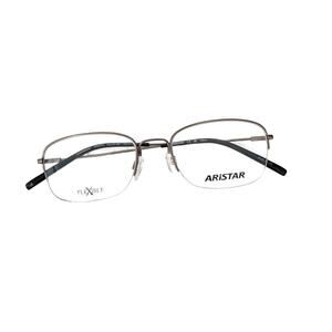NEW Aristar AR 30719 Half rim/ Semi rimless silver glasses
